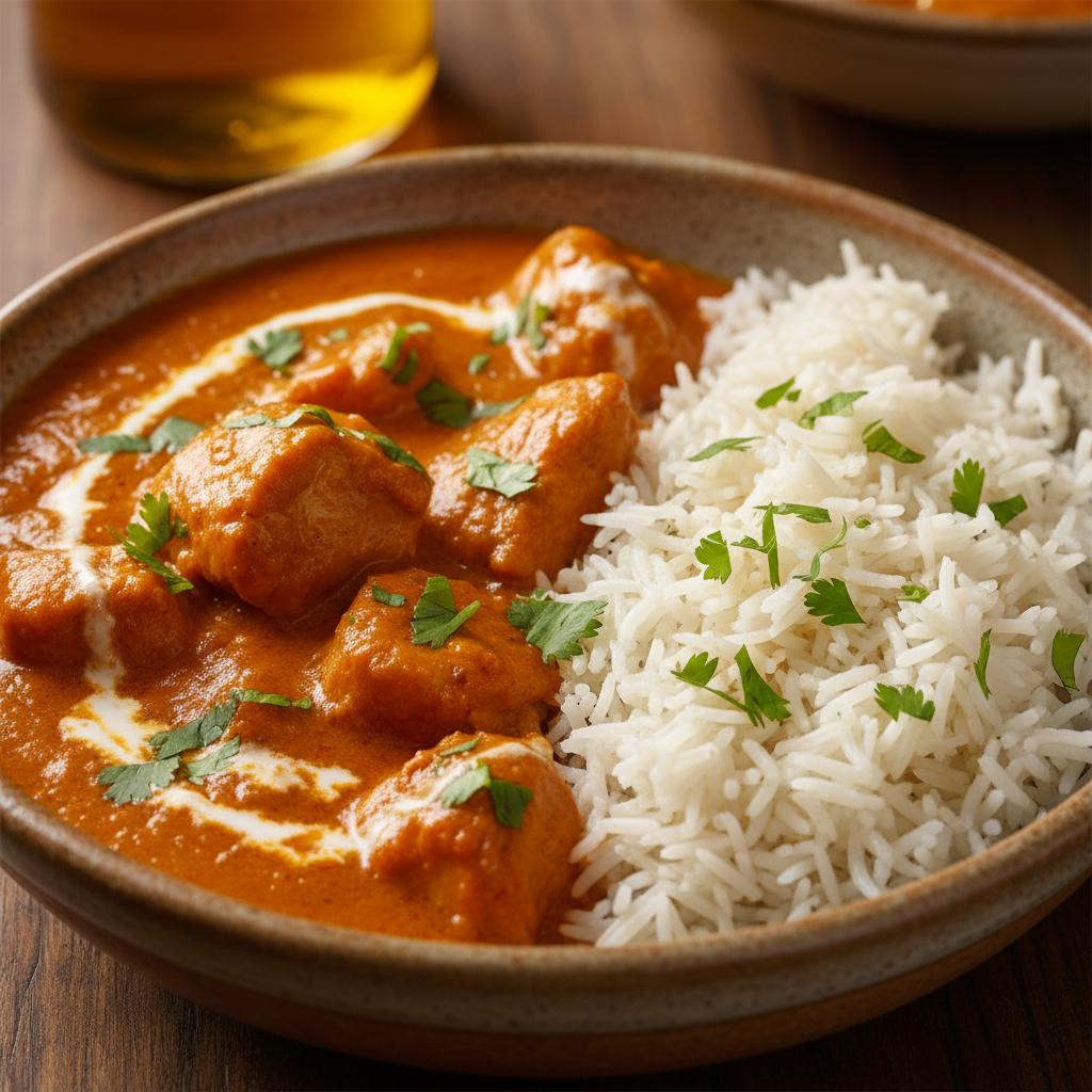 Butter Chicken with Basmati Rice